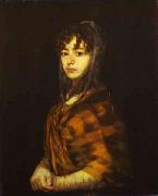 Francisco Jose de Goya Senora Sabasa Garcaa. China oil painting reproduction